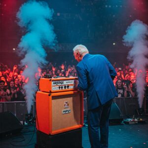 Joe Biden Attends First Stoner Metal Show, Spends Entire Set Arguing with Orange Amplifier He Mistook for President Trump