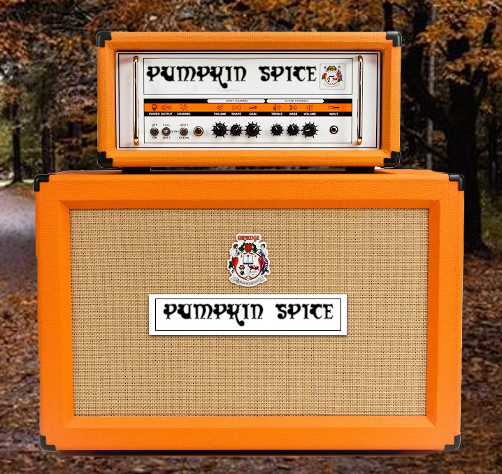 Orange Amplifiers Rebrands for Fall as ‘Pumpkin Spice Amplifiers’