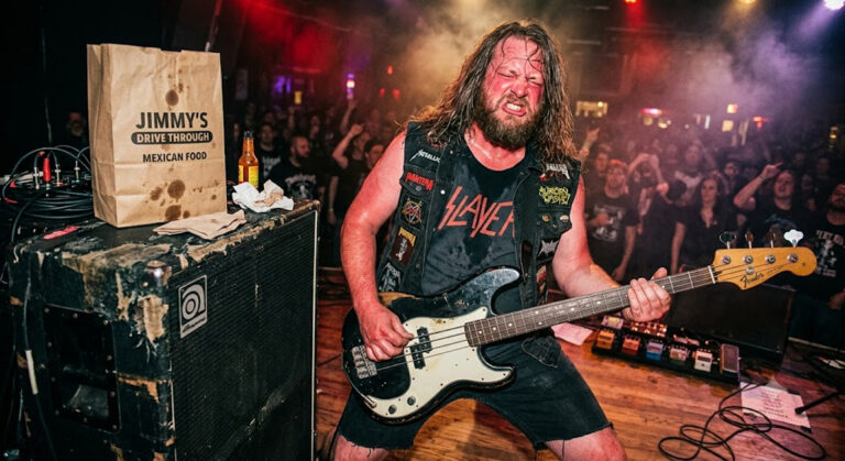 Photographer Can’t Decide if She’s Capturing a Nasty Bass Face, or Band Just Has the Diarrhea Parasite